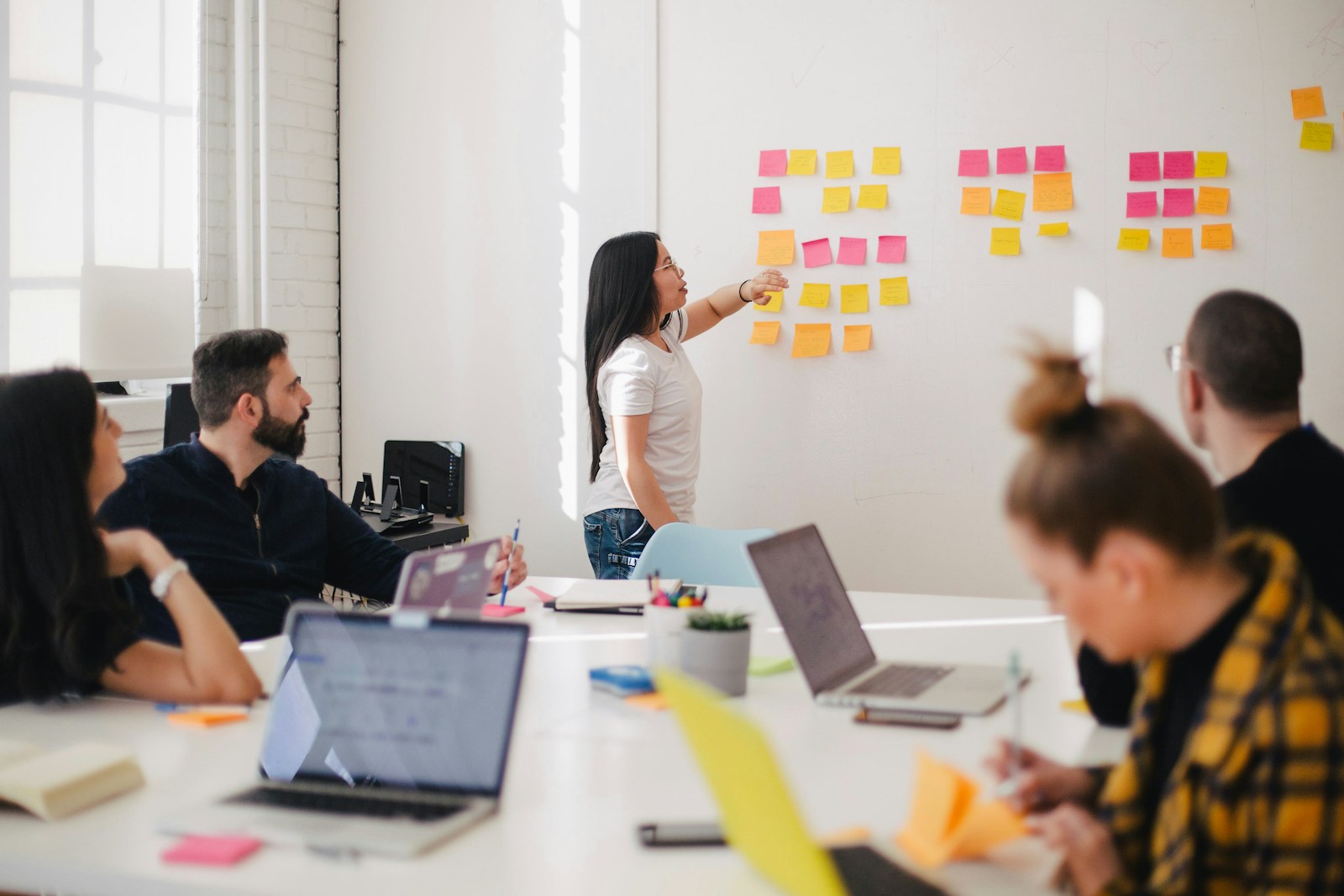 Professional workshop planning session